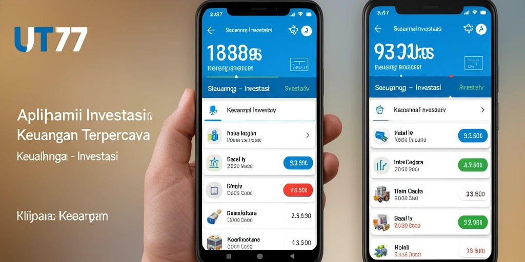 Antarmuka sederhana dan fungsional UT77 untuk investasi cerdas.